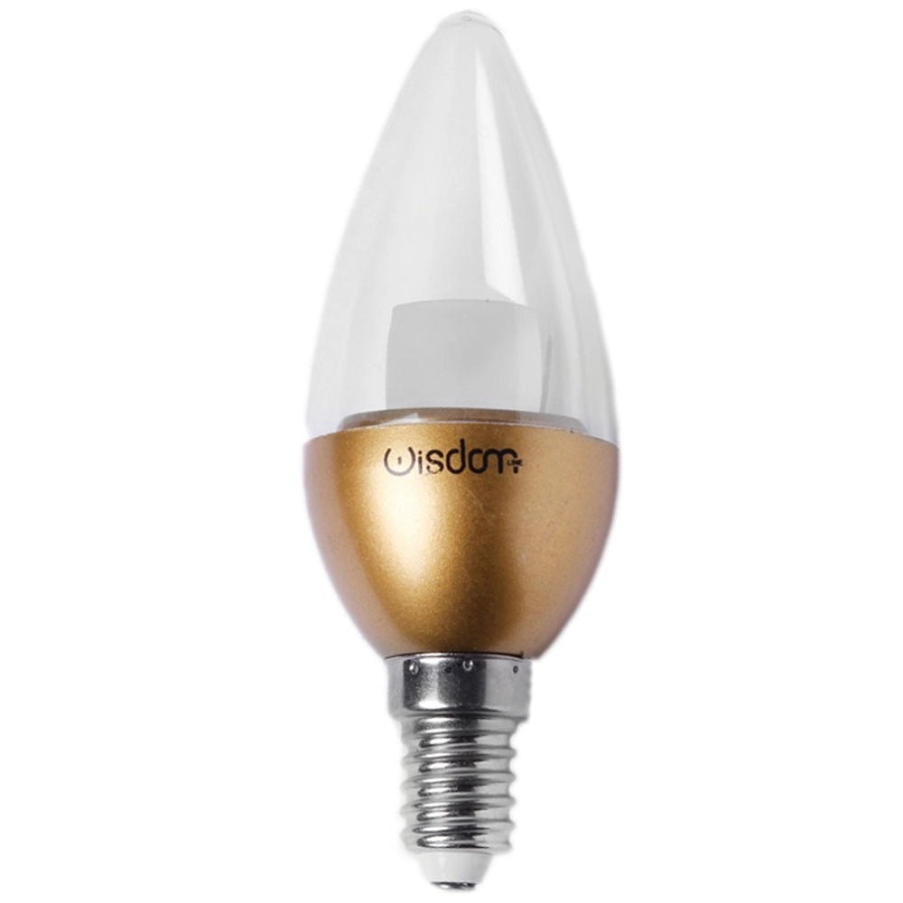 Trade Shop - Lampadina Led A Candela Con Attacco Piccolo E14 Da 4w Luce Freddo Naturale Caldo -