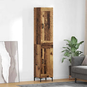 Credenza-Buffet-Armadio da cucina Legno vecchio 34,5 x 34 x 180 cm Legno multistrato 574017