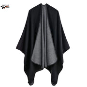Mantella classica reversibile a tinta unita.
