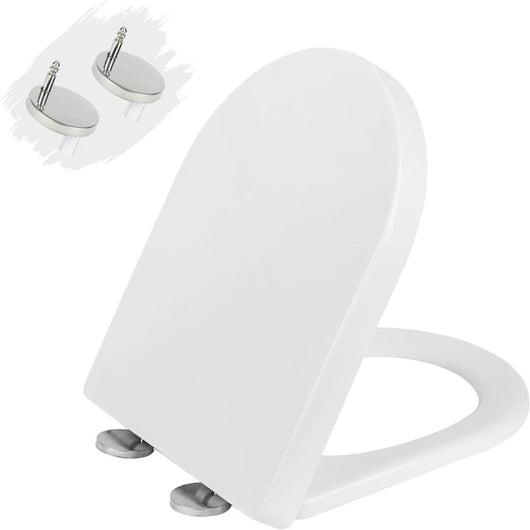 Cskunxia - asiento de inodoro con f cil instalaci n r pida y r p