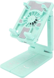 Standarizzazione Desktop per Telefono Mobile con Raffreddamento per Rapida Raffreddamento - Supporto per Telefono Mobile - Silenzioso - Compatibile con Telefoni da 62 mm a 80 mm - Verde