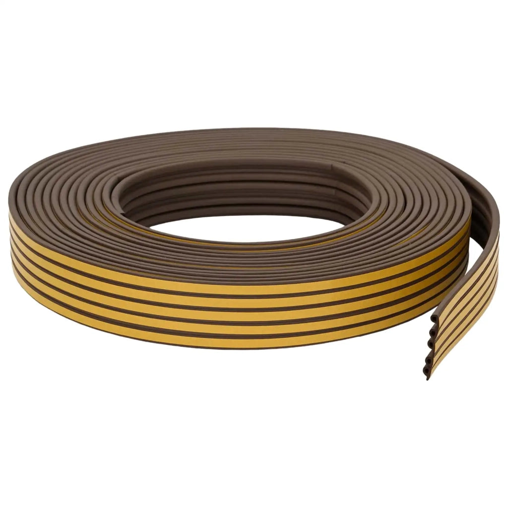 Nastro adesivo per finestre Marrone 9 x 6 mm 50 m Schiuma EPDM 42038164