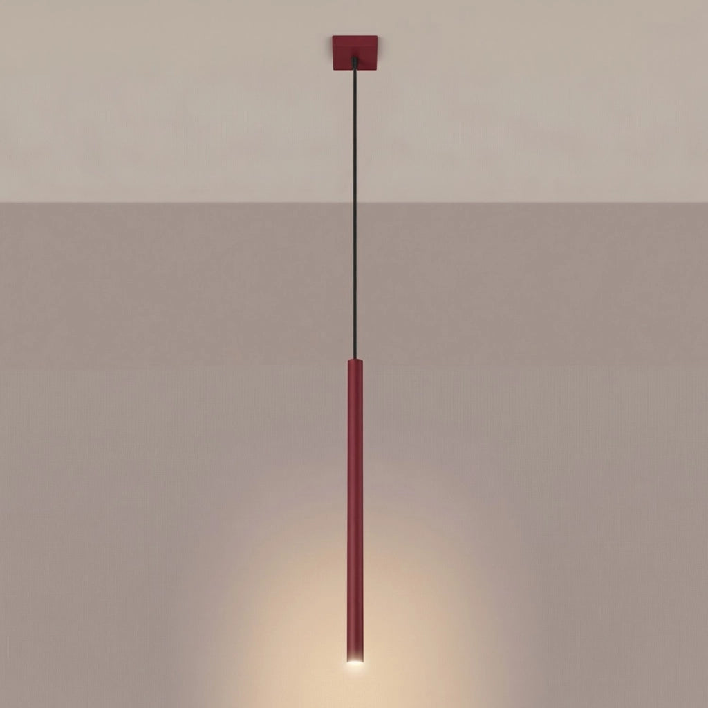 Lampada a sospensione PASTELO 1 borgogna