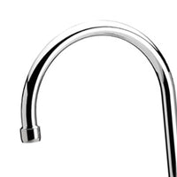 Rubinetto lavabo bianco serie liberty con canna alta