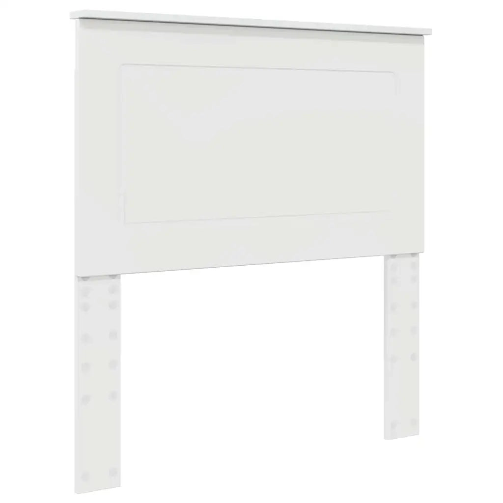 Testiera-Testata-Testiera Decorativa Bianco Lucido 80 cm Legno multistrato 878701