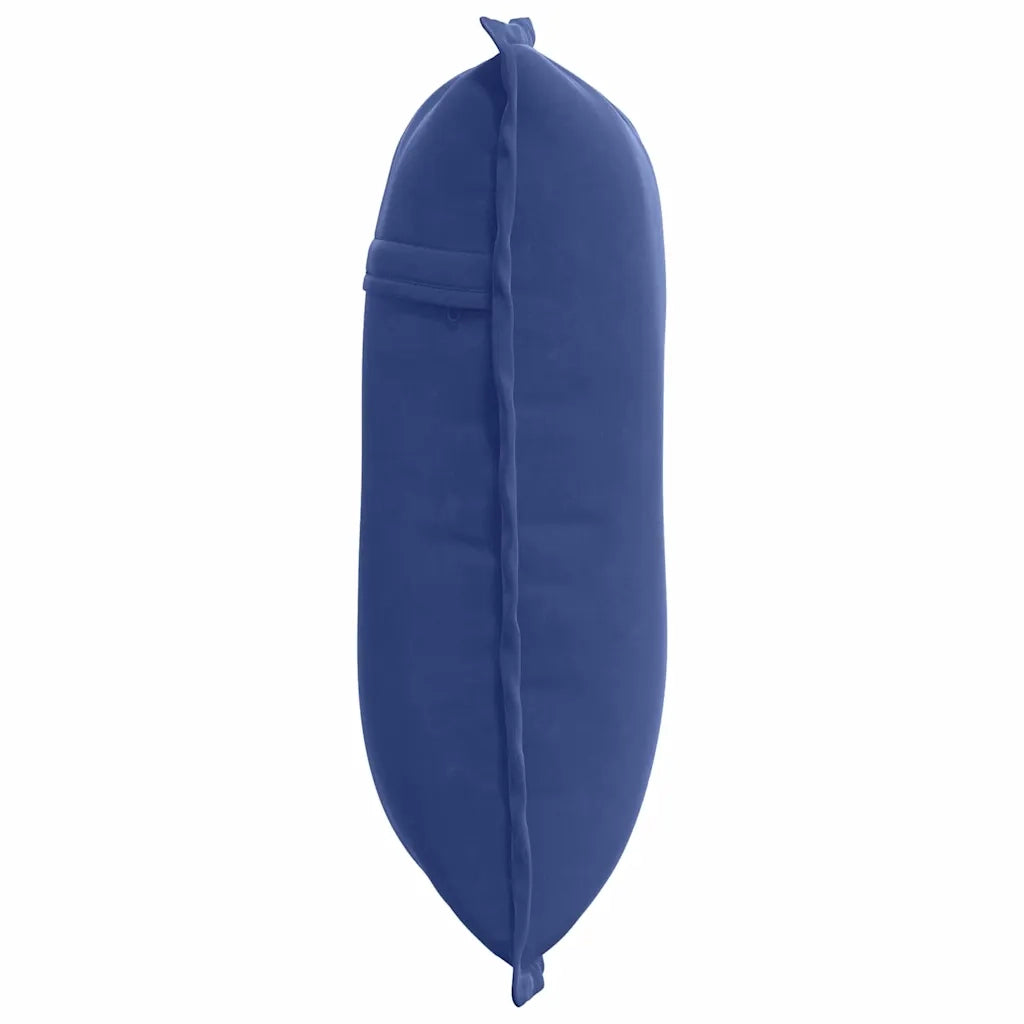 Cuscino per Schiena | Cuscino dorsale Blu Polizia 50 x 45 cm Tessuto in Cords