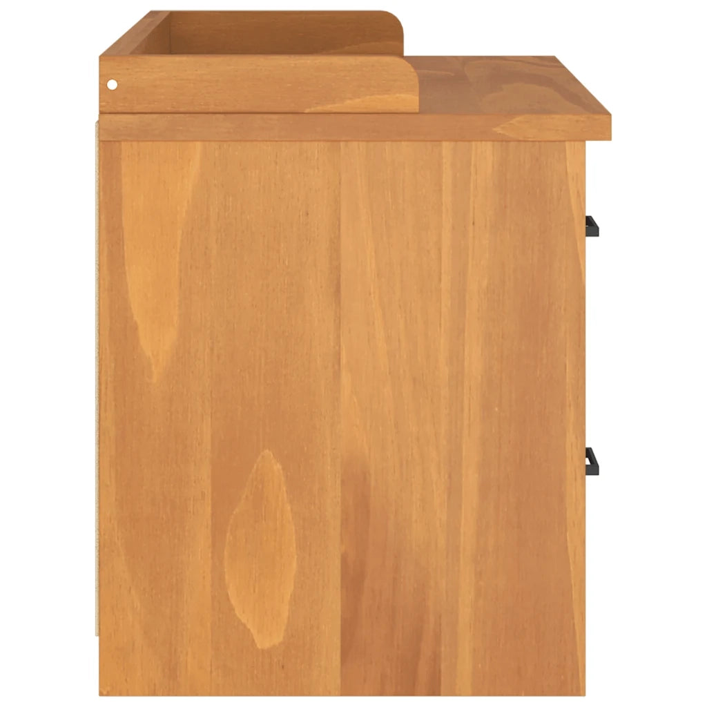 Panca da Corridoio SANDNES 87x40x50 cm Legno Massello di Pino
