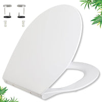 Sedile per wc con abbassamento automatico, antibatterico, rimovi