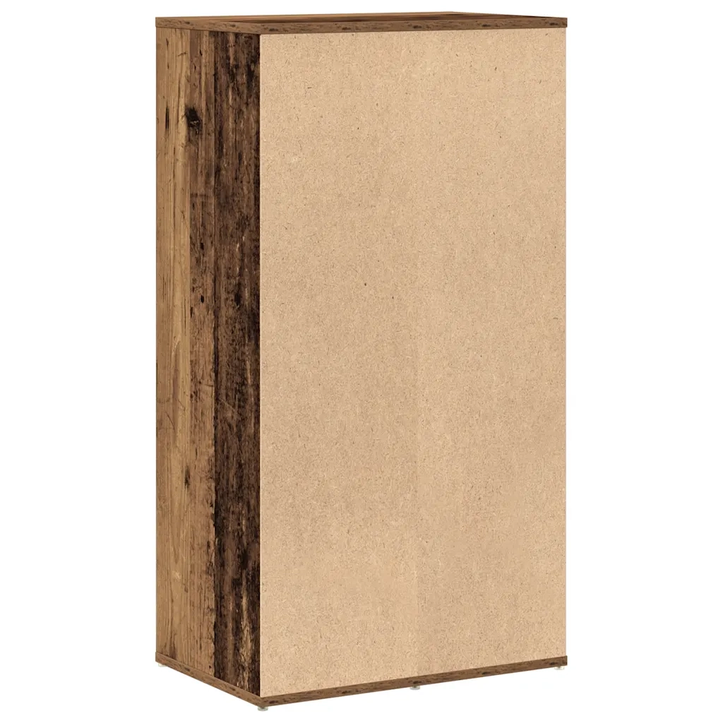Scarpiera Legno Antico 54x34x100,5 cm in Truciolato 855836