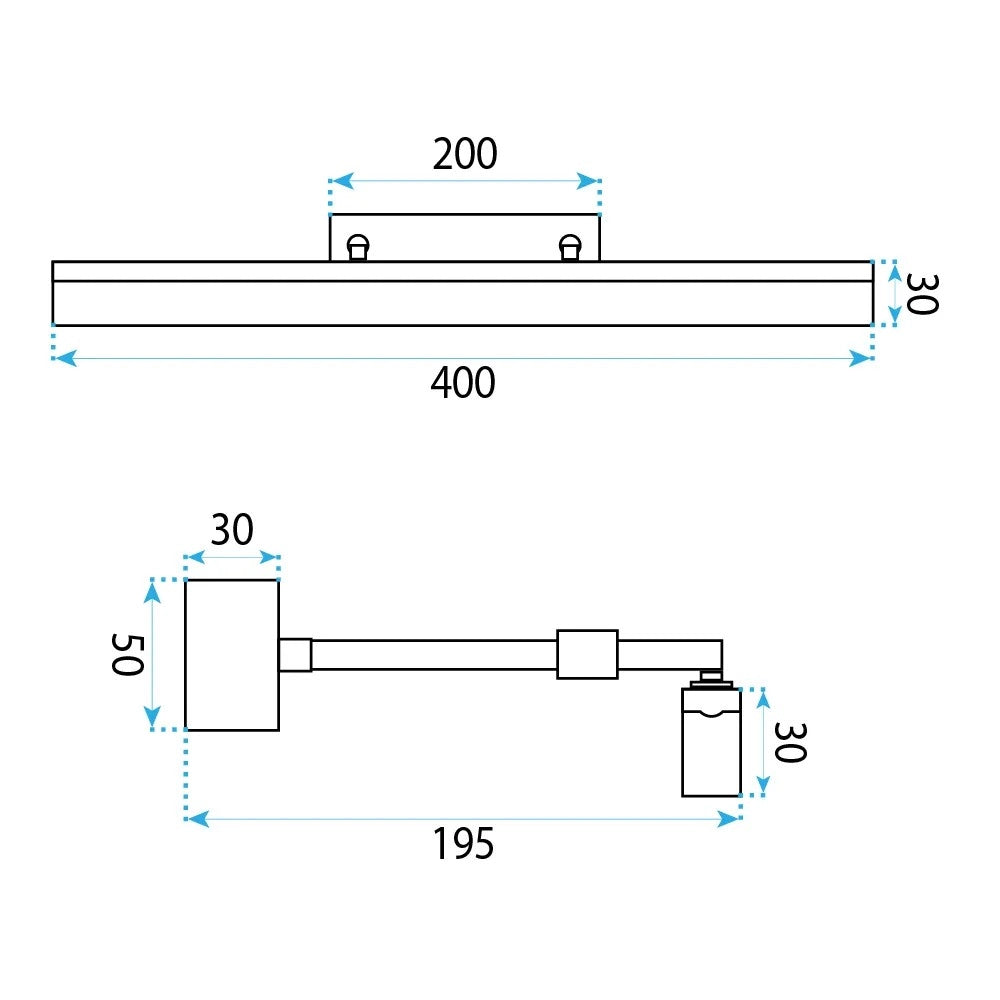 Applique Da Bagno Led App1872 40 Cm Gold