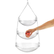 Etagère ovale per frutta appesa in cucina - Etagère ovale per frutta appesa in metallo (- ovaletta)