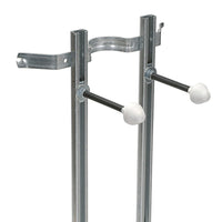 Coppia staffe universali per wc e bidet