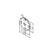 ADATTATORE UNIVERSALE BIANCO PER SUPPORTI ROLLEASE R8 NICE 523.30001 AUTOMAZIONE