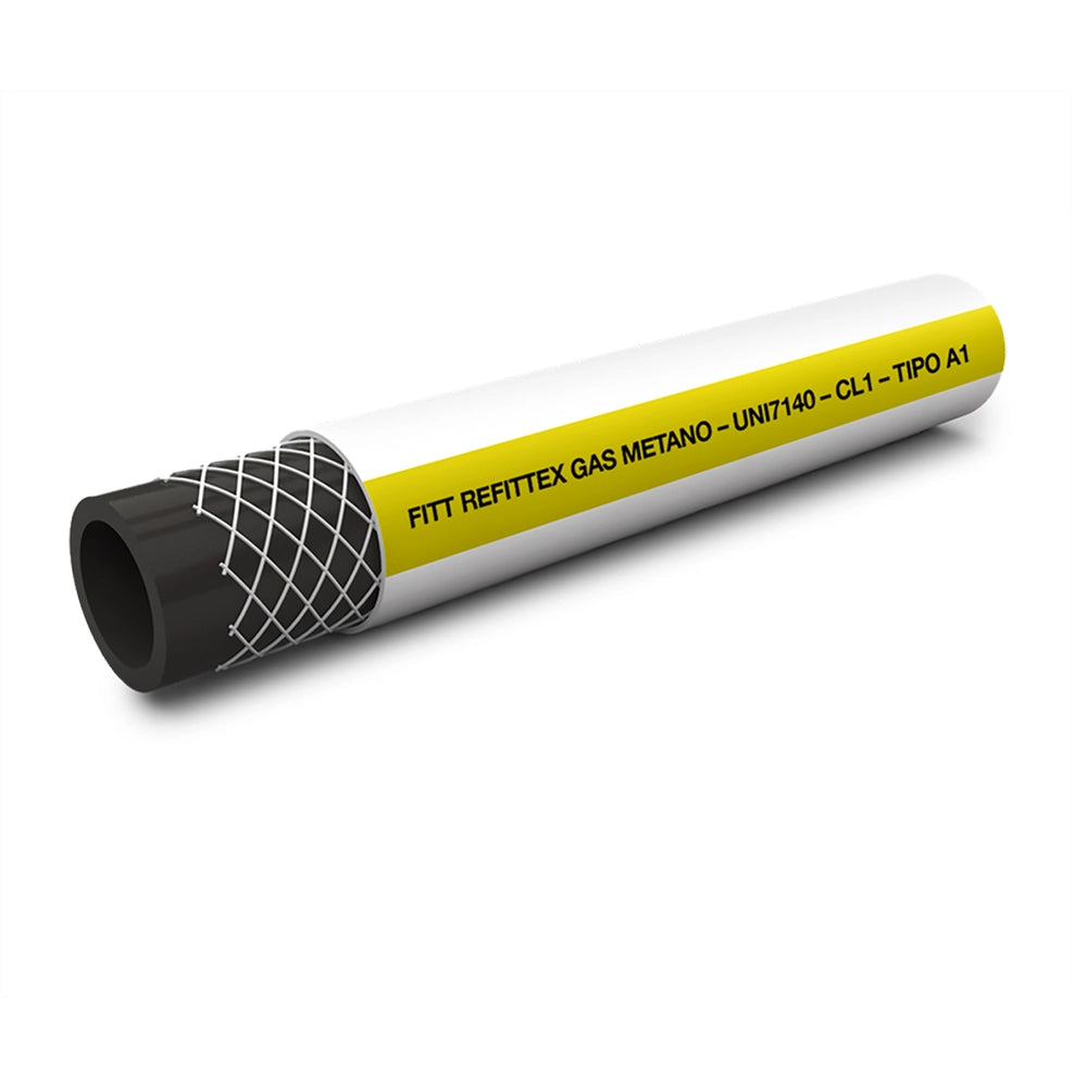 TUBO 'REFITTEX' PER GAS METANO ø mm 13 x 20 - rotolo 50 mt  - FITT