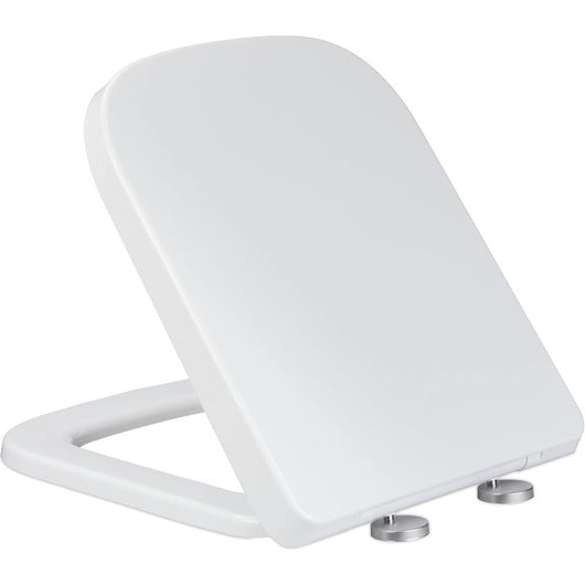 Relaxdays copriwater con chiusura rallentata, sedile wc, asse re