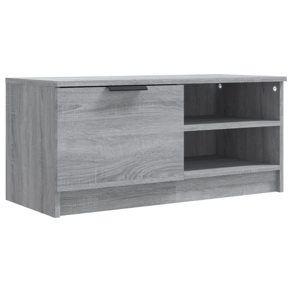 Mobile TV Grigio Sonoma 80x35x36,5 cm in Legno Multistrato 817119
