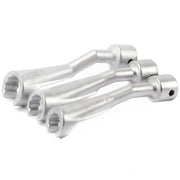 Trade Shop - Set 3 Chiavi Aperte Per Raccordi Carburatori Iniettori 1/2" 14 17 19mm Fs-15663 -