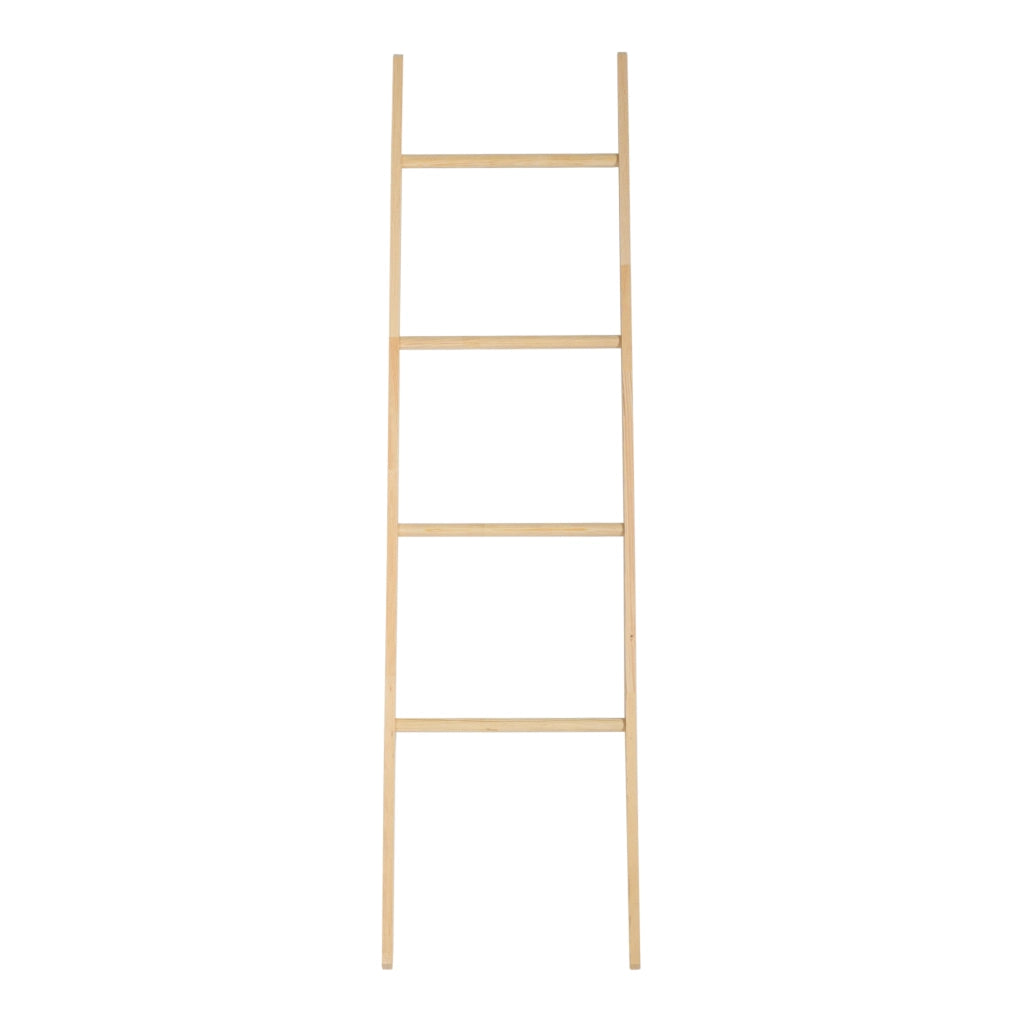 Portasciugamani 'Djurs' a Forma di Scaletta a 4 Pioli (AxLxP) 160 x 42 x 4 cm Appendiasciugamani in Legno di Pino Portasalviette da Terra [en.casa]