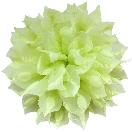 Set di 7 Fiori in Metallo - 11cm di diametro - Pin/Haarclip in Argento - Diverse Colori - Accessori Eleganti - Fiori per Capelli