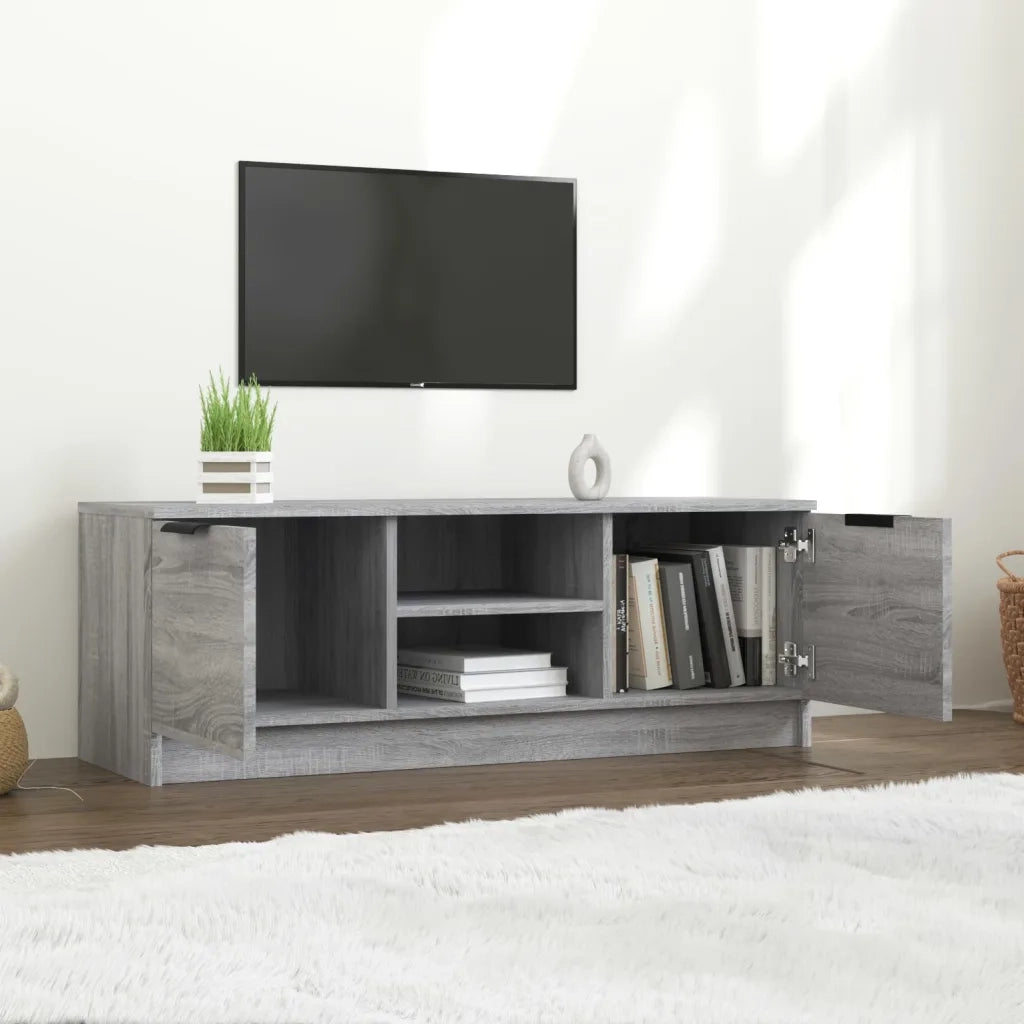 Mobile TV | Armadietto TV | Mobile Porta TV Grigio Sonoma 102x35x36,5 cm in Legno Multistrato