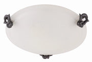 Plafoniera Candellux EVA tonda vetro bianco E27 30cm