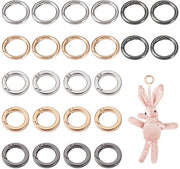 Accessori per serrature - 24 pezzi - Anelli a rondella - Rondelle a molla - Rondelle a molla - Misura 7 Gauge - Misura 5 Gauge - Ideali per le chiavi - Rondelle a molla