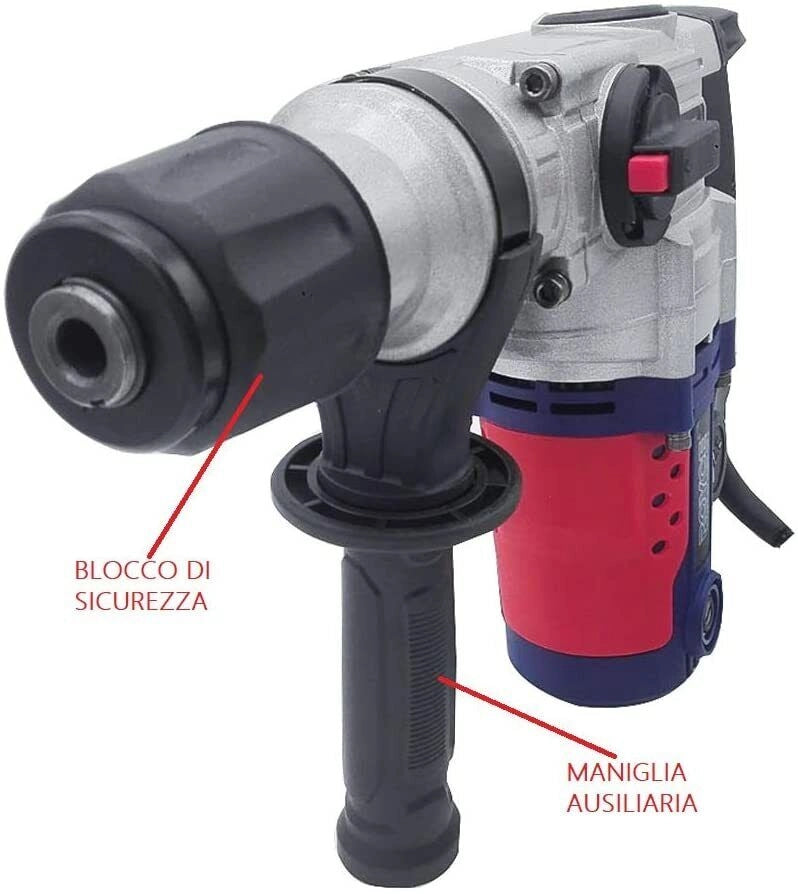 Martello perforatore rotativo tassellatore trapano 950W demolitore foro RRH26