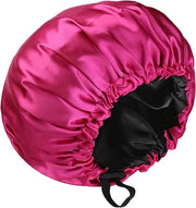 Cappuccio in seta per capelli ondulati - Cappello per capelli morbido per la notte - Cura capelli per la notte