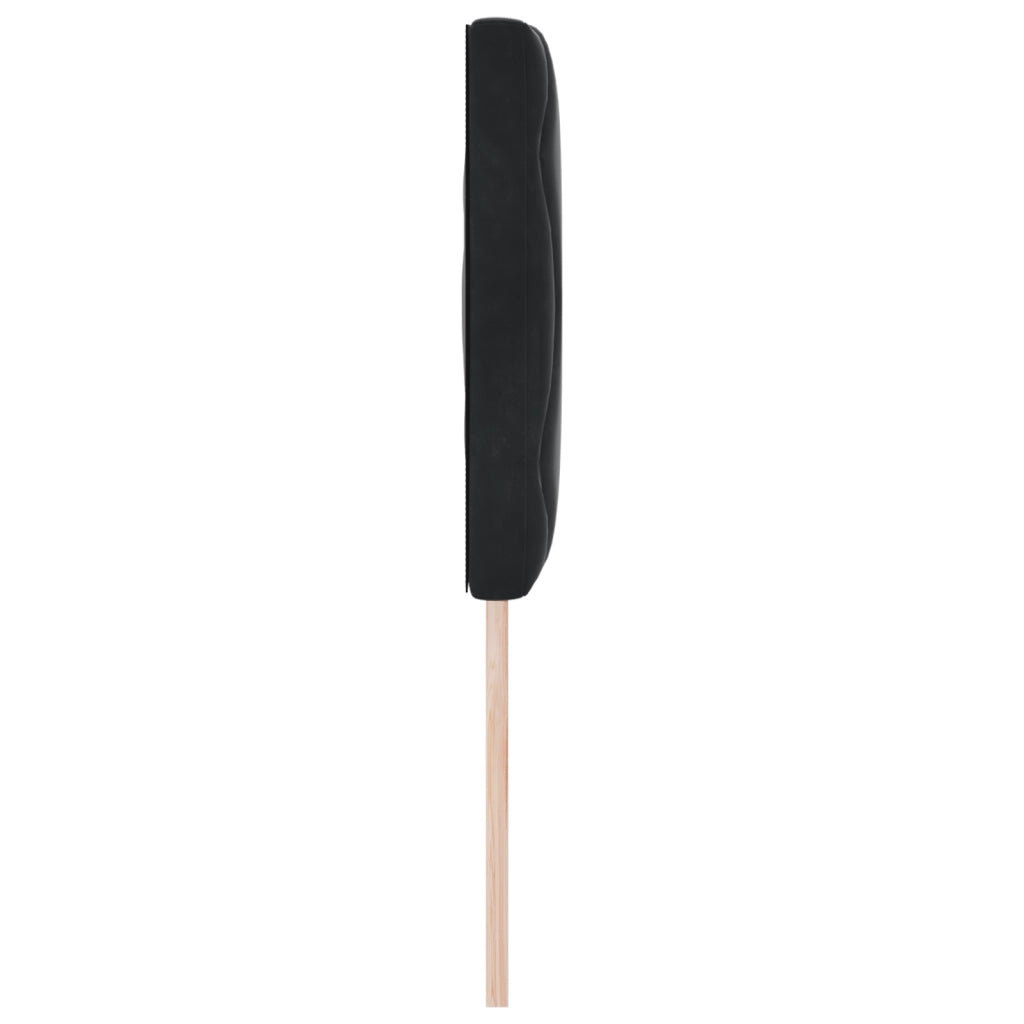 Testata LED Design Blocchi di Diamante Nera 144 cm Velluto