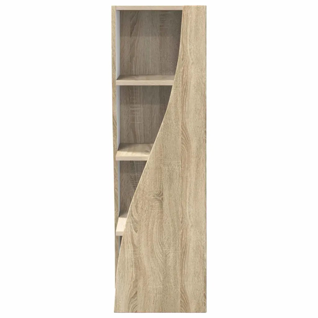 Mobile angolare Rovere Sonoma 32x32x102cm Legno multistrato