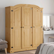 Armadio in Legno di Pino Messicano Corona Range 3 Ante