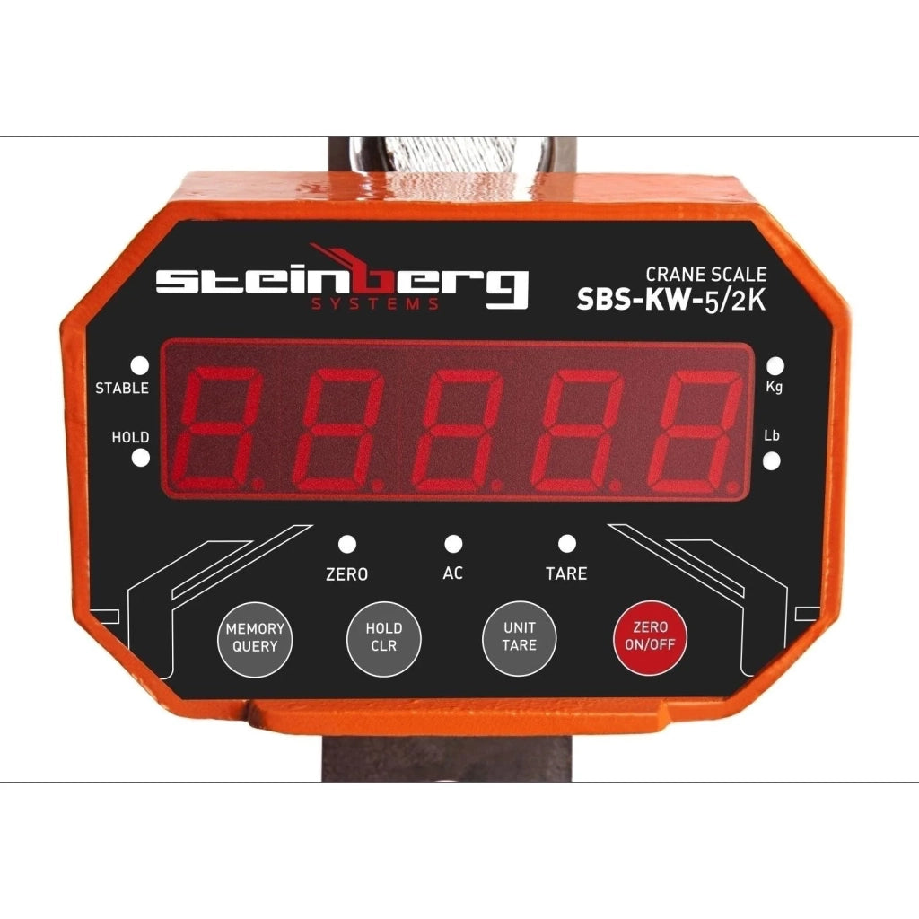 Gancio di pesatura industriale professionale 5t / 2kg - LED 3414099