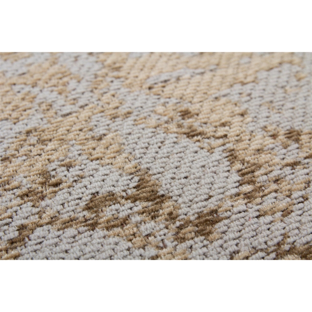 Tappeto vintage Nostalgia Sand in cotone e poliestere