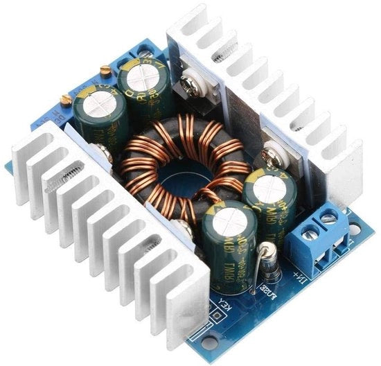 Convertitore DC-DC 5-30V a 125-30V 02-10A Regolatore di Tensione Automatico Boost/Buck Modulo di Regolazione di Tensione con Impostazione di Corrente Regolabile