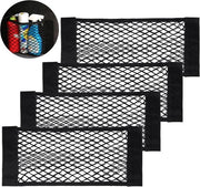 Cassetto portabagagli auto - 4 pezzi - contenitore portabagagli auto con chiusura elastica a clip - adatto per bagagliaio auto - contenitore portabagagli auto con clip - misure 25*50*0.25cm