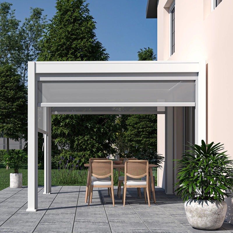 Pergola bioclimatica OmbrÃ©aÂ® VS autoportante 3x3M - Bianco