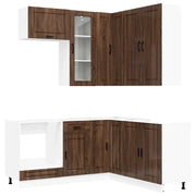 Unità Cucina PORTO 8 pcs Rovere Marrone Legno ingegnerizzato 3438428