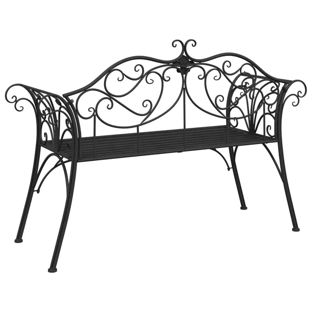 Panchina da giardino 2-Numero di posti 130 x 47 x 90 cm Acciaio 42029542