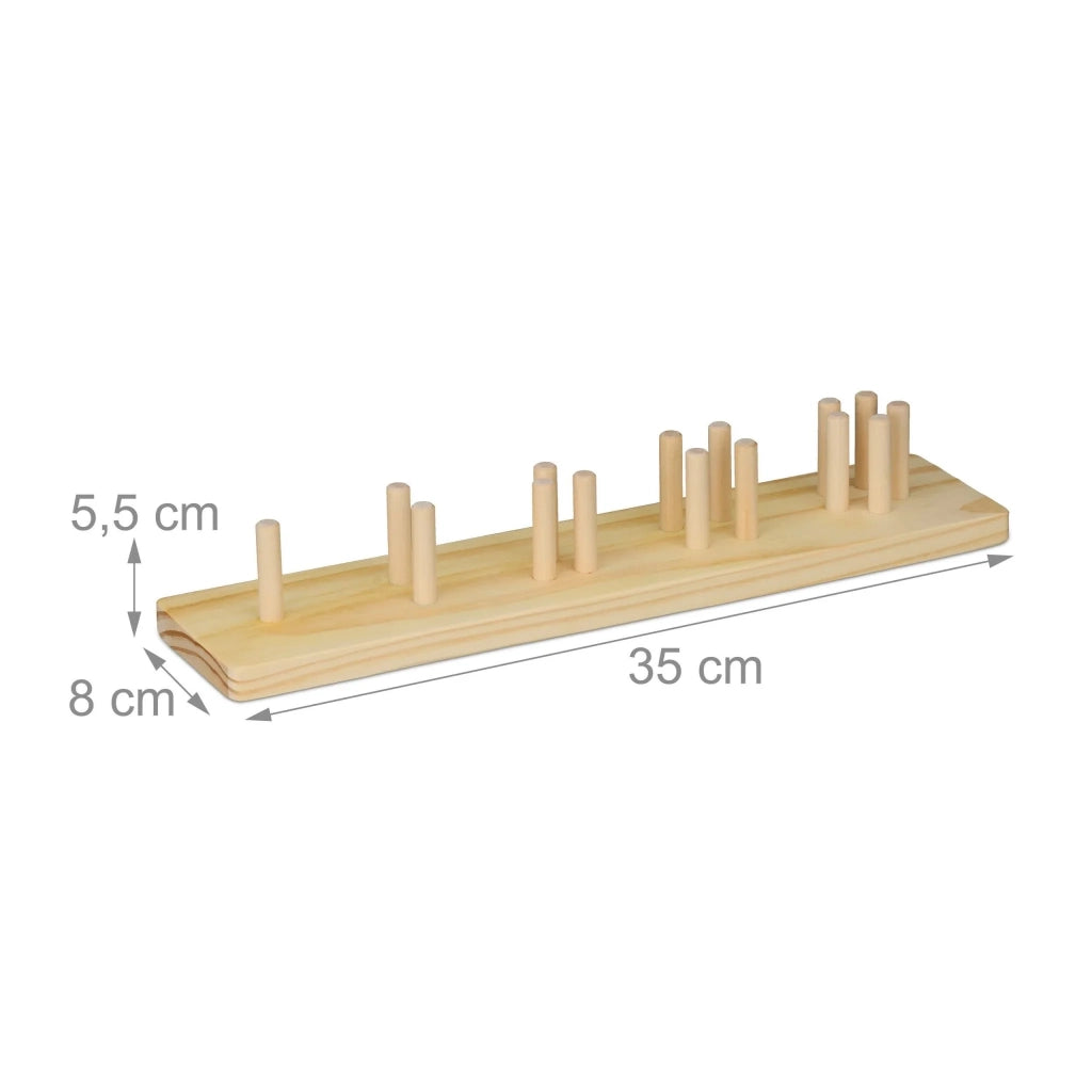Gioco a incastro educativo ludico per bambini 30 x 20 x 10 cm in legno multicolore 13_0016117