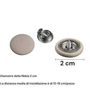 40Pz Rivetti Per Riparazione Tetto Auto Kit, Puntine Per Cielo Auto Pulsanti Beige