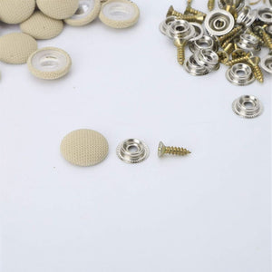 40Pz Rivetti Per Riparazione Tetto Auto Kit, Puntine Per Cielo Auto Pulsanti Beige