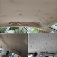 40Pz Rivetti Per Riparazione Tetto Auto Kit, Puntine Per Cielo Auto Pulsanti Beige