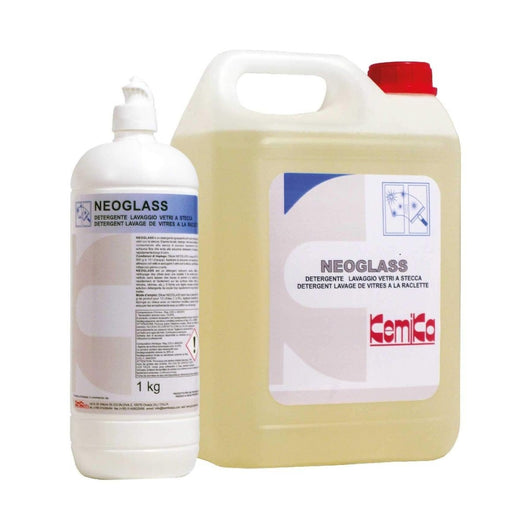Neoglass Detergente per Lavaggio a Stecca Vetri | Kemika, Versione da 1Kg