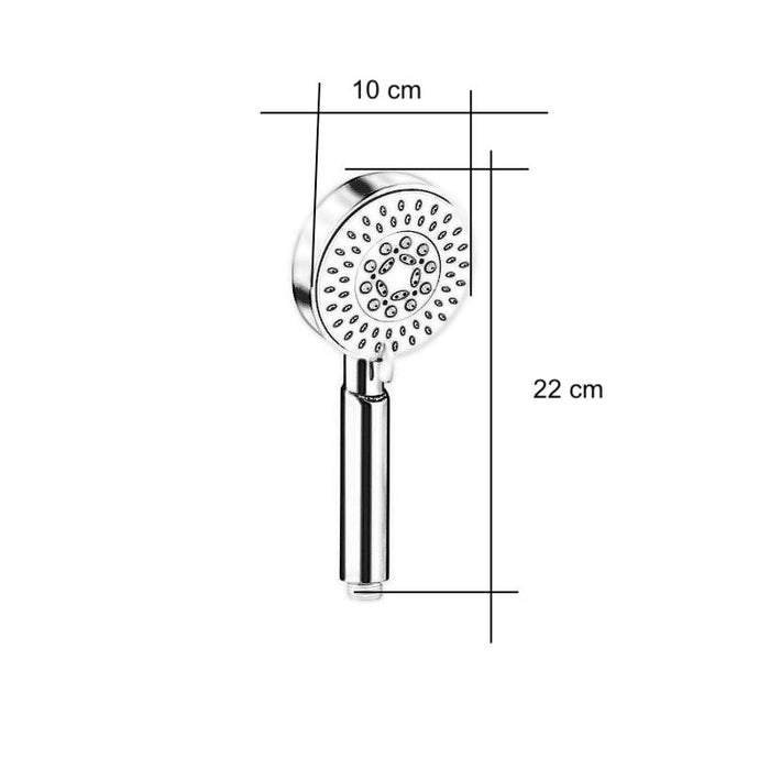 Doccia, doccetta idromassaggio anticalcare con 5 getti