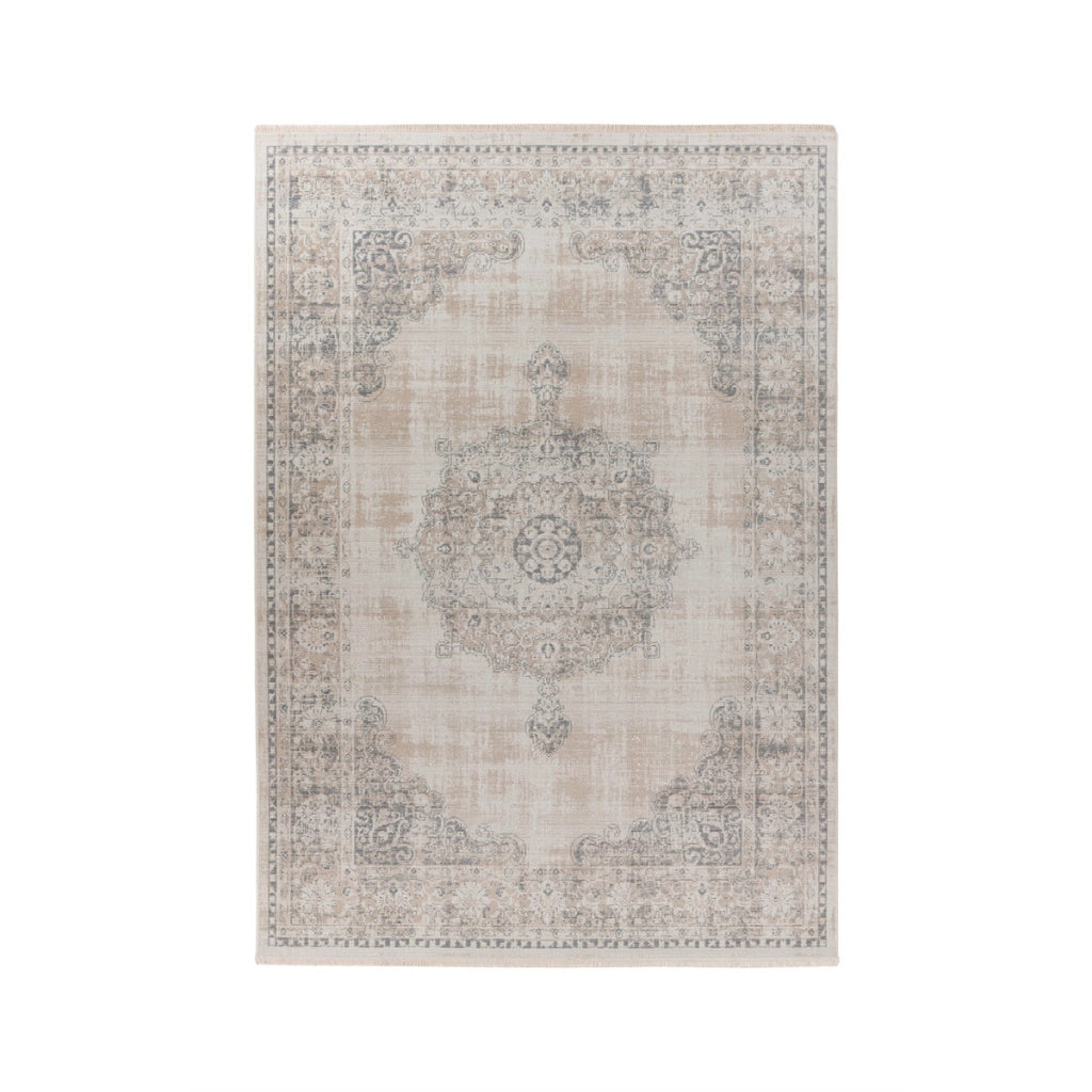 Tappeto Dilan 100 Grigio in polipropilene a pelo corto