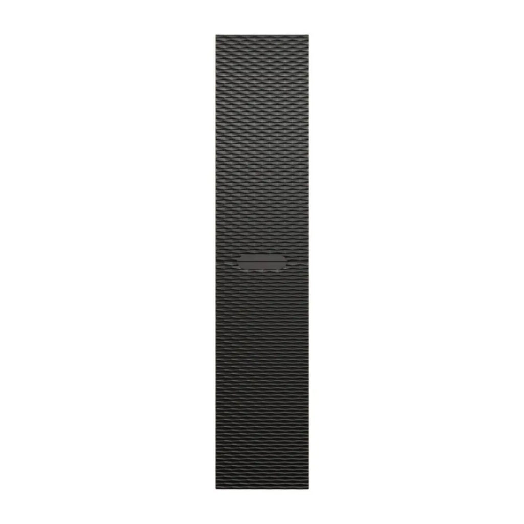 Colonna da bagno YOKA – 2 porte – Rovere chiaro e nero – L35 × P33 × H170 cm – Da appendere