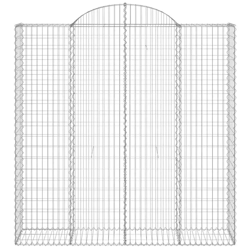 Cesti Gabbioni ad Arco 7 pz 200x50x200/220 cm Ferro Zincato 3146430