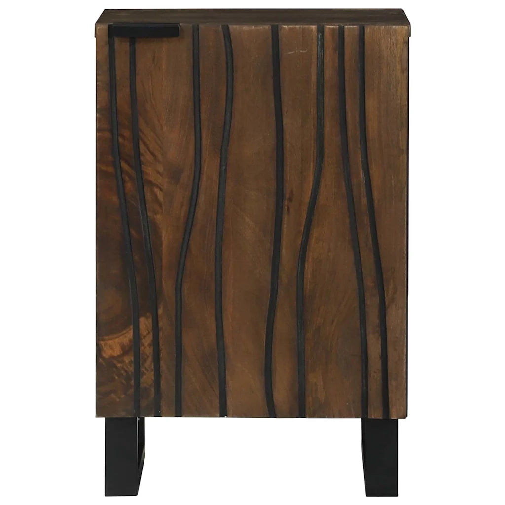 Mobile Lavabo | Armadio per Lavabo da Bagno con porta Noce 38 x 33,5 x 58 cm