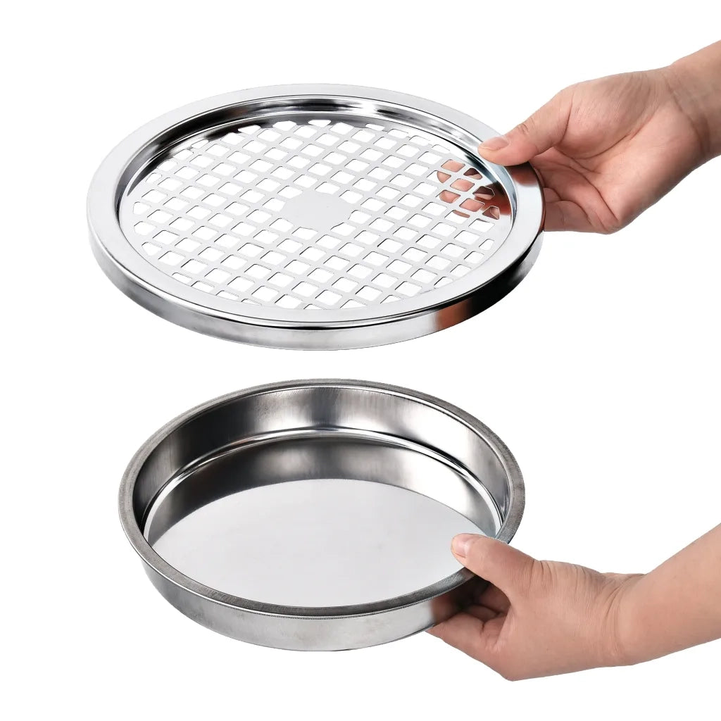 Pattumiera con Posacenere da Parete Acciaio Inox 26 L cod mxl 74424