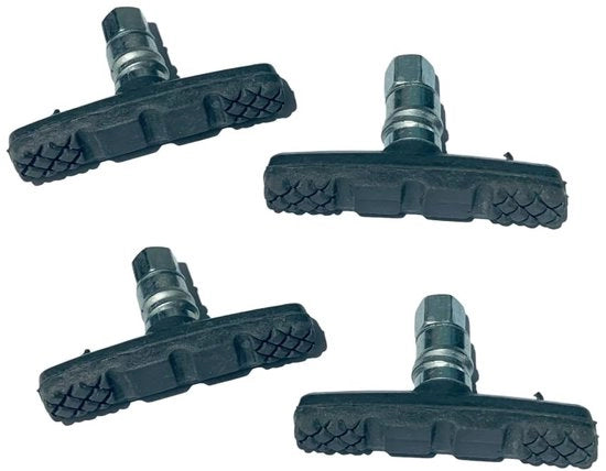 Rimblock V- Rimblock 70 mm - Bicicletta/Mountain Bike - Materiale di alta qualità in gomma - Completo con chiave a innesto - Duraturo/Resistente agli agenti atmosferici - 1 Paio - Freni per bicicletta